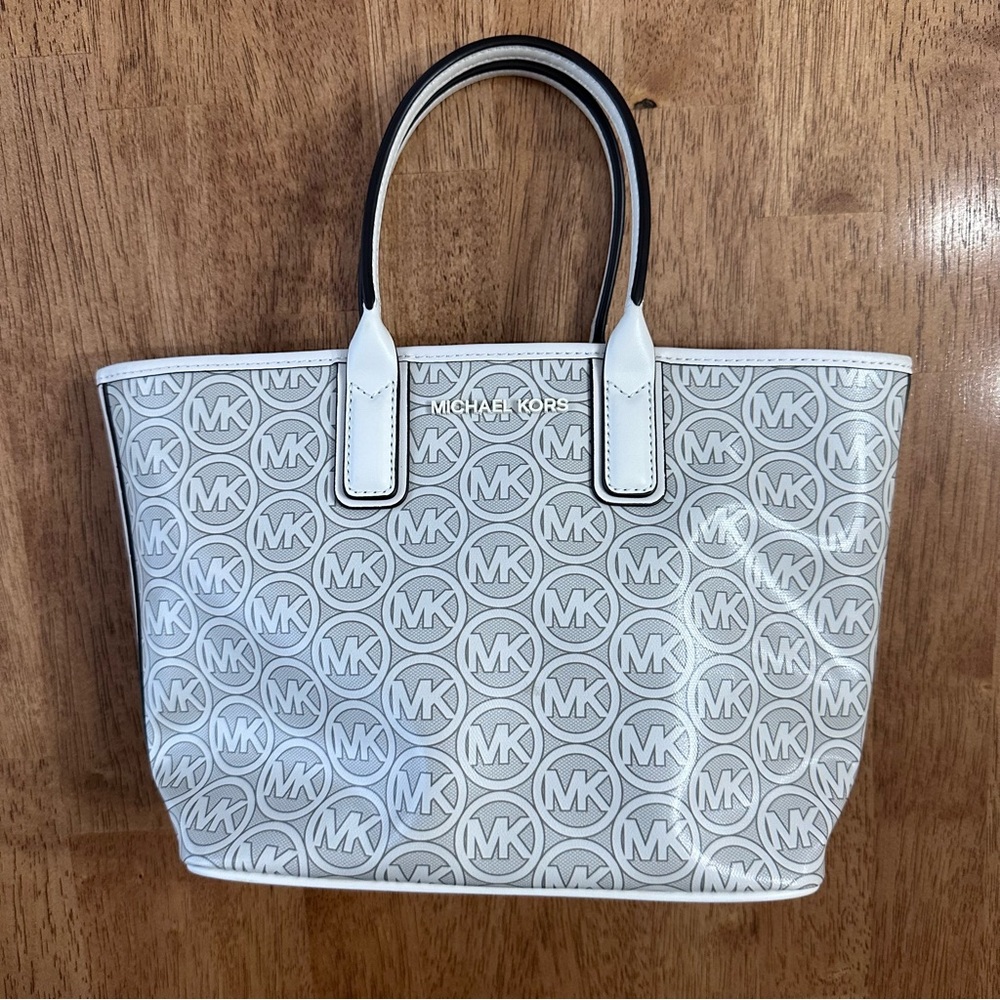 Michael Kors Jodie Small Logo Jacquard Tote